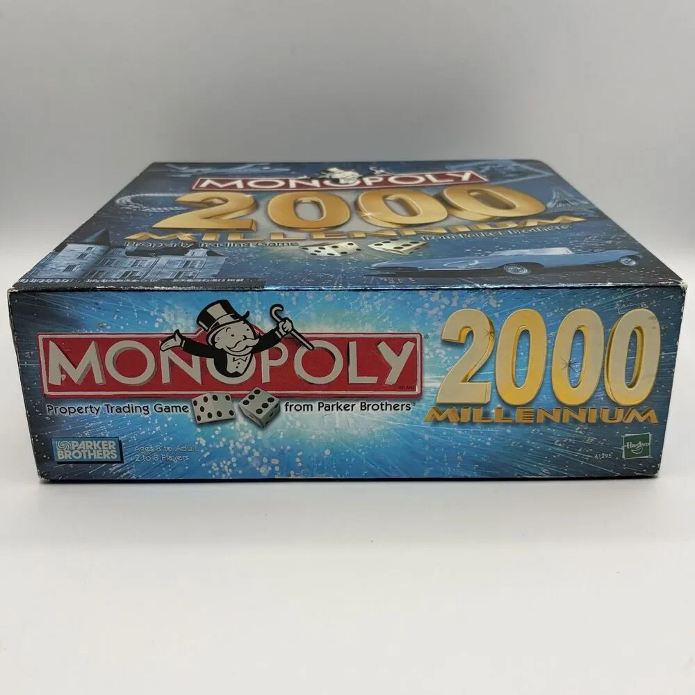 Monopoly 2000 Millennium Edition Board Game Parker Brothers Complete Vintage